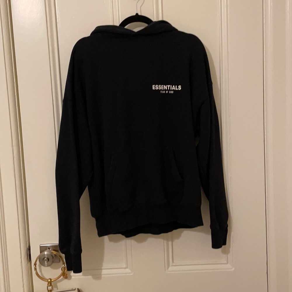 Fear of God Essentials Black Hoodie